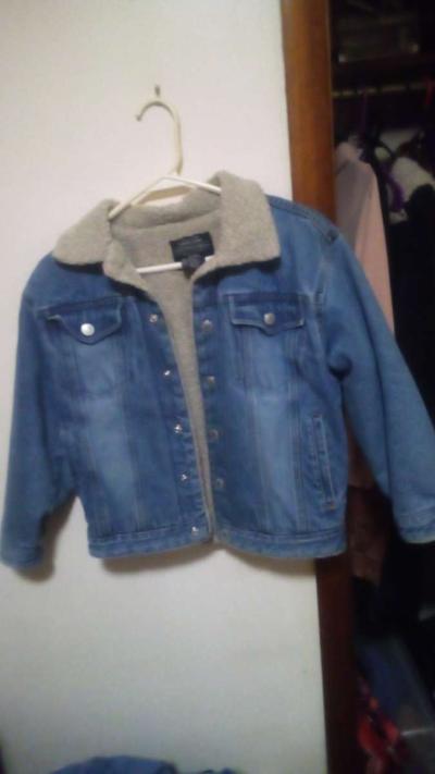 Boys sz 10 to 12 Genuine Faded Glory Jean Jacket gap cap - Thumbnail 2