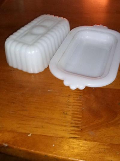 Hazel Atlas Half stick butter dish - Thumbnail 3