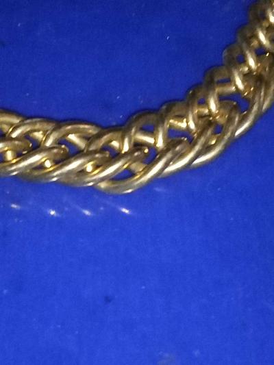 Erwin Pearl Gold toned chain Linc necklace - Thumbnail 3