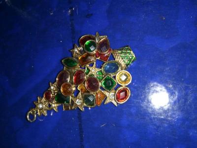 Vintage Christmas tree pendant - Thumbnail 2