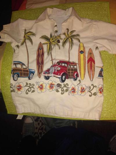 Hawaiian kids shirt - Thumbnail 2