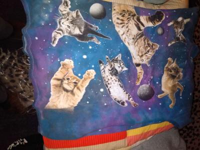 CATS IN SPACE TSHIRT - Thumbnail 2
