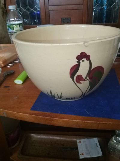 Watt Pottery Rooster Large mixing bowl - Thumbnail 5