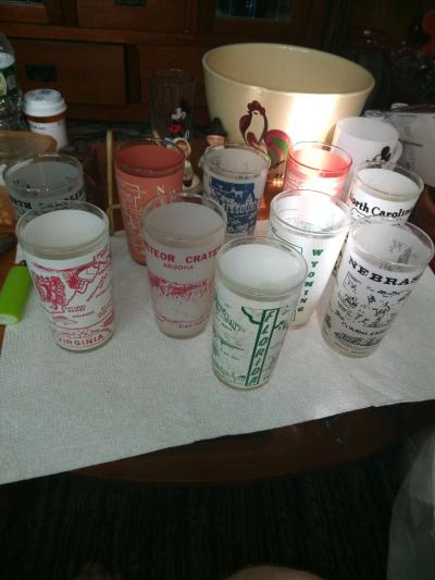 10 States Souvenir Glasses - Thumbnail 4