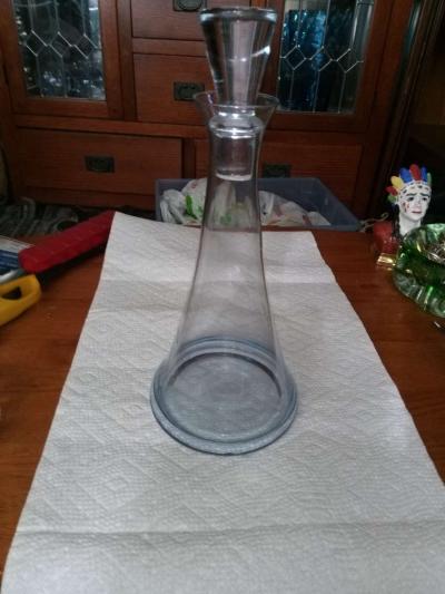 Mid Century light blue Decanter - Thumbnail 6