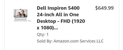 Dell All In One Computer 24 Inch - Thumbnail 2