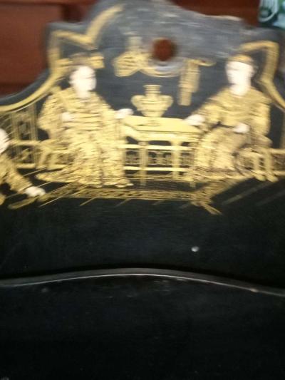 Early 1900s English Lacquer Letter Holder - Thumbnail 2