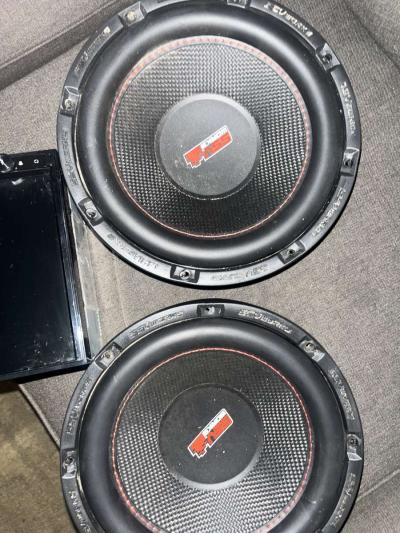 subwoofer and radio - Thumbnail 3