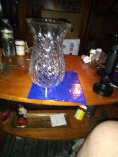 Crystal Pineapple Hurricane Lampshade - Thumbnail 4