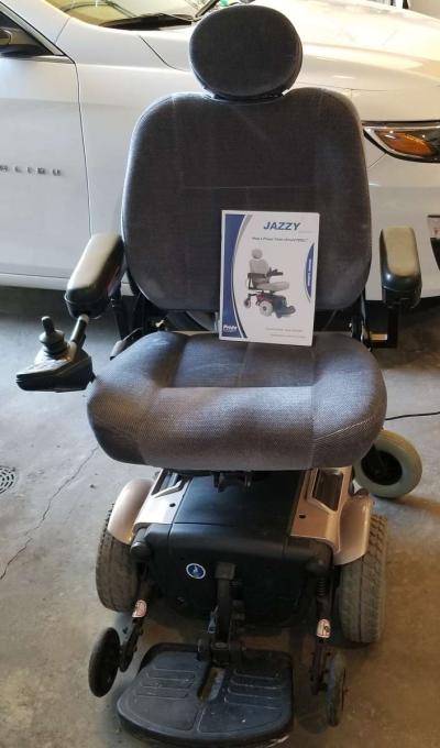 Jazzy motorized chair