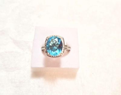 blue Topaz ring size 6 new - Thumbnail 5
