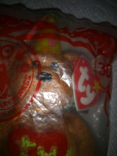 TY 2009 Happy Birthday Bear - Thumbnail 2