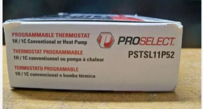 Proselect programmable thermostat 1 heat 1cool - Thumbnail 2
