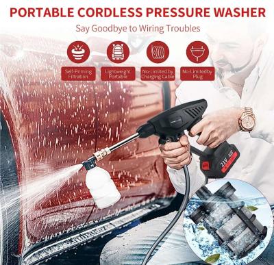 Cordles Battery 21v Cleaner Machine 160w Small Water Pressur - Thumbnail 6