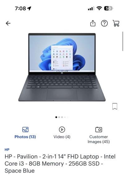 hp pavilion laptop 2 in 1