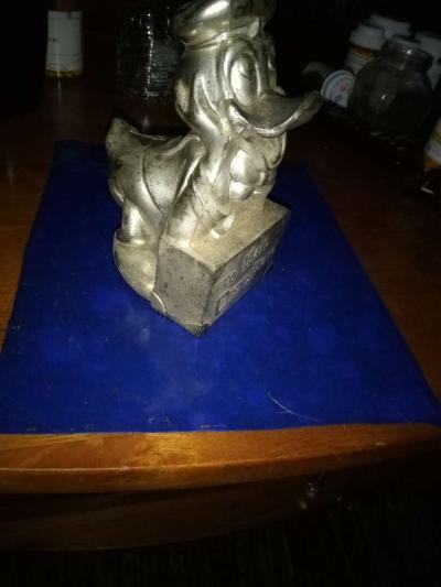 Donald Duck silver plated bank - Thumbnail 5