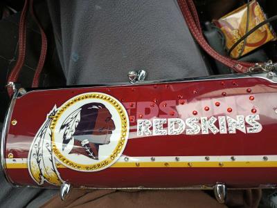 license plate one of a kind Washington redskins metal purse - Thumbnail 2