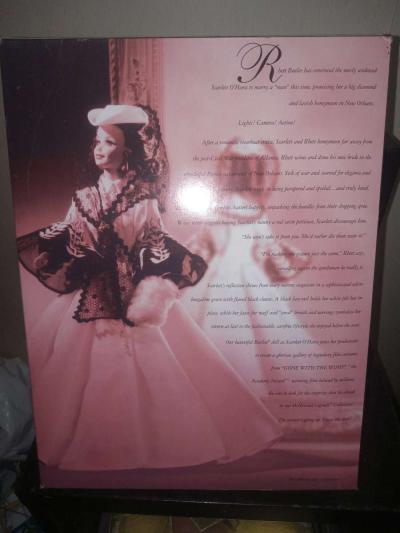 Scarlet Ohara Barbie Doll - Thumbnail 4