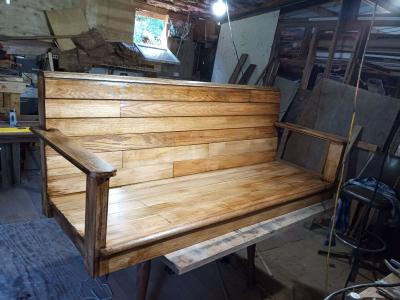 5ft Solid Oak Swing Seat - Thumbnail 2