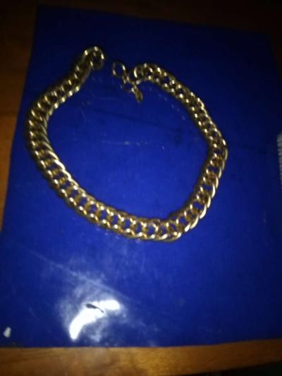 Erwin Pearl Gold toned chain Linc necklace - Thumbnail 5