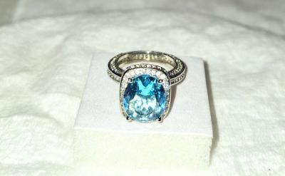 blue Topaz ring size 6 new - Thumbnail 6