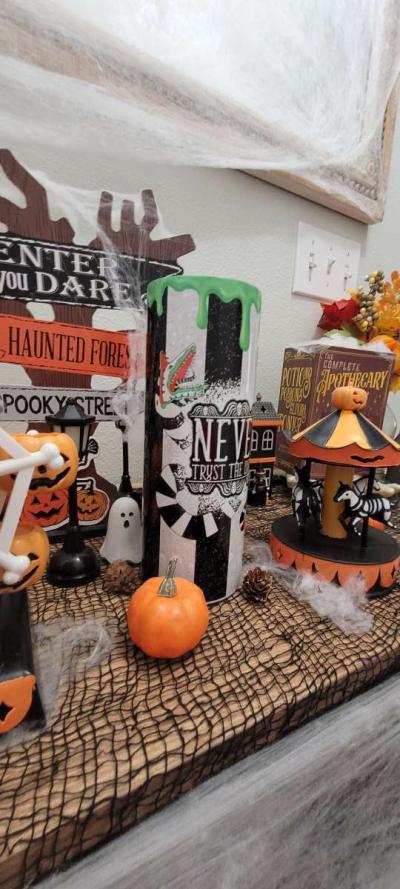 Custom Beetlejuice 20oz Sublimation tumbler - Thumbnail 2