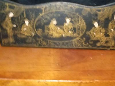 Early 1900s English Lacquer Letter Holder - Thumbnail 5