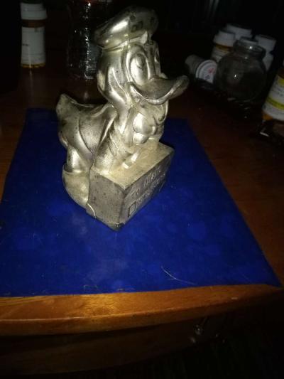 Donald Duck silver plated bank - Thumbnail 4