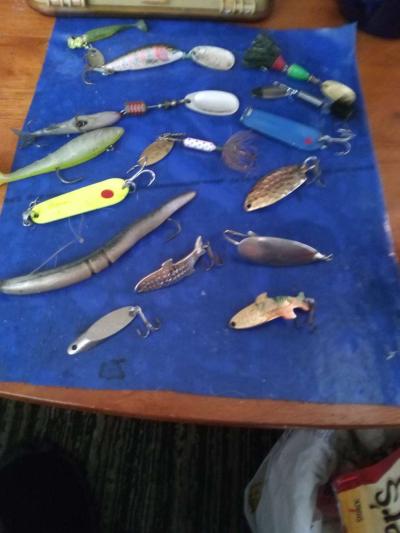 15 Fishing Lures and mini magnum pokcet lure holder - Thumbnail 4