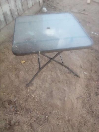 lawn chairs 4 and glass table - Thumbnail 2