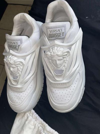 VERSACEWhite Odissea Sneakers - Thumbnail 2