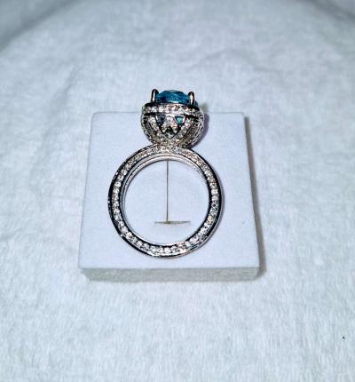 blue Topaz ring size 6 new - Thumbnail 2