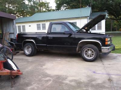 1998 GMC step side pickup truck - Thumbnail 2