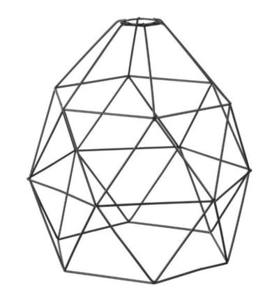 BRUNSTA Pendant lamp shade black With Cord And MOLNART LED b - Thumbnail 2