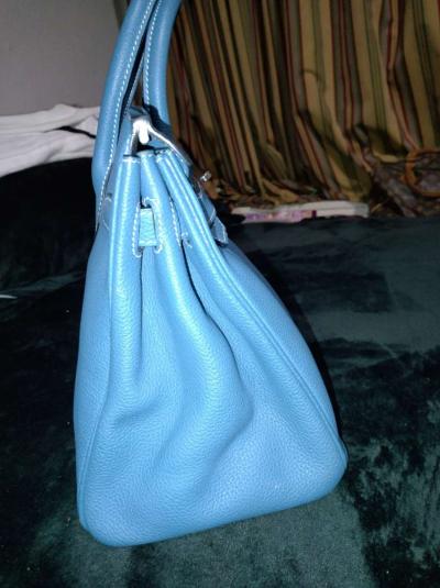 Hermes 30 blue jean birkin - Thumbnail 4