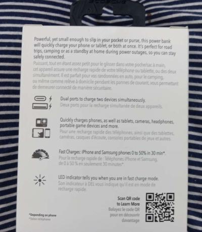 Compact 10K mAh DualPort Power Bank - Thumbnail 3