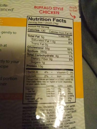 4 packages of buffalo chicken ready to eat exp 07 2025 - Thumbnail 3