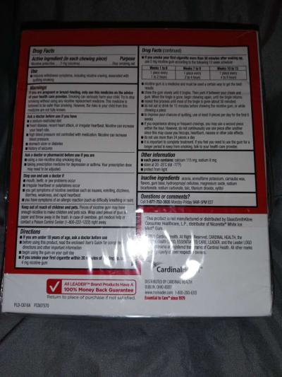 Nicotine Gum 2mg 100pcs - Thumbnail 3