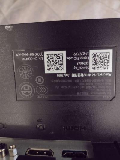 24 DELL PC gaming monitor - Thumbnail 3