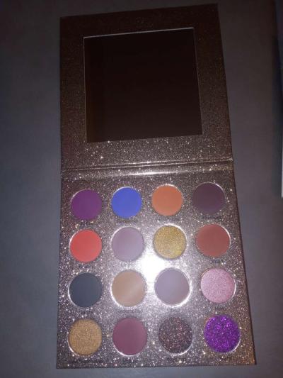 16 color palette makeup with mirror - Thumbnail 2