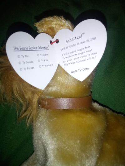 2002 Ty beanie babies 10 yrs Schnitzel mint selling collecti - Thumbnail 2