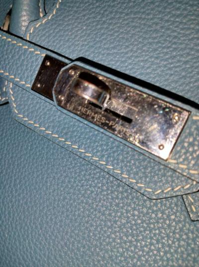 Hermes 30 blue jean birkin - Thumbnail 5