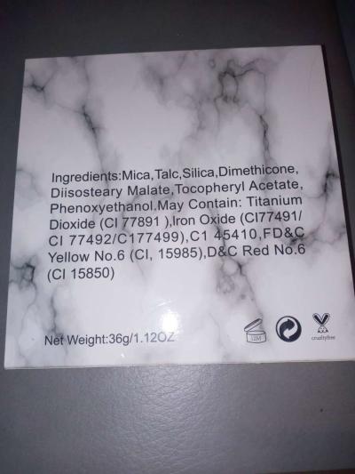 16 color palette makeup with mirror - Thumbnail 4