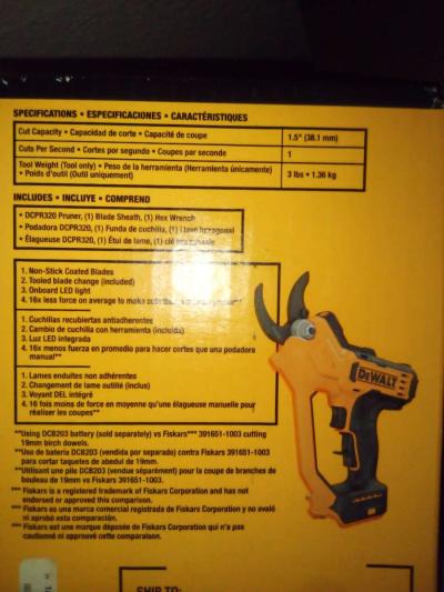 DeWalt Pruner - Thumbnail 2