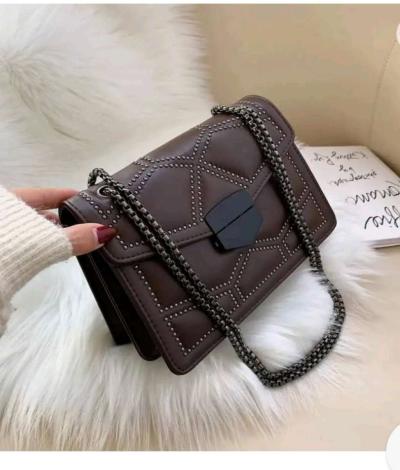 Lady chain PU leather handshoulder bags - Thumbnail 2