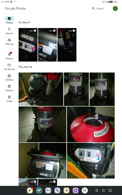 North Star professional pressure washer hot steam cold - Thumbnail 2