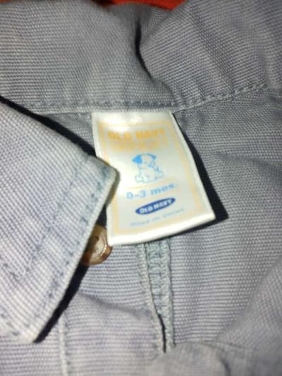 Old Navy baby infant 0 to 3 mo old unisex - Thumbnail 3