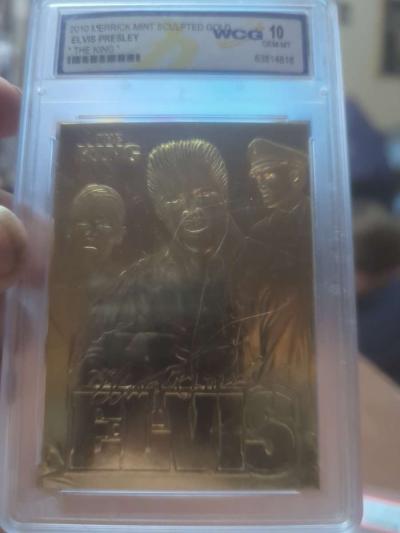 Elvis Presley gold card