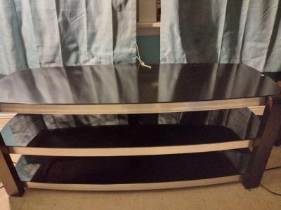 brand new 3 Glass shelf TV stand - Thumbnail 2