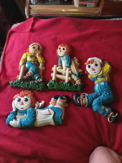 four 1977 raggedy Ann and raggedy Andy Bobby and merrill - Thumbnail 4